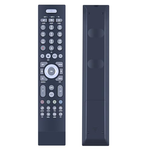 TCNOUMT Ersatzfernbedienung für TechniSat Receiver, Kompatibel mit ISIO-Digitalreceivern und ISIO-TV-Geräten von TechniSat TCNOUMT Ersatzfernbedienung für TechniSat Receiver, Kompatibel mit ISIO-Digitalreceivern und ISIO-TV-Geräten von TechniSat von TCNOUMT
