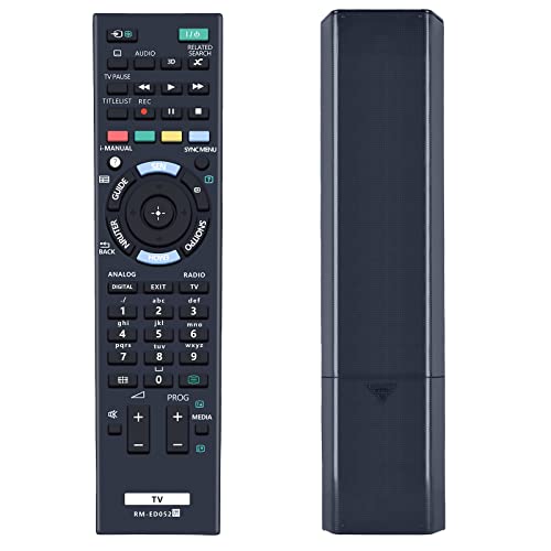 TCNOUMT Fernbedienung RM-ED052 Ersatz für Sony Bravia TV KDL-65W855A KDL-65S995A RM-ED044 M-ED046 RM-ED047 RM-ED053 RM-ED060 Smart TV Remote Controller von TCNOUMT