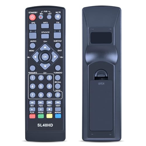 TCNOUMT Fernbedienung SL 40 HD Kompatibel mit Comag M01 SL40HD HD25 EVOLVEO Scorpio DT-3010 Telesystem F-21 Dyon Galaxy Predator Maximum S2000 SENCOR TCNOUMT Fernbedienung SL 40 HD Kompatibel mit Comag M01 SL40HD HD25 EVOLVEO Scorpio DT-3010 Telesystem F-21 Dyon Galaxy Predator Maximum S2000 SENCOR von TCNOUMT