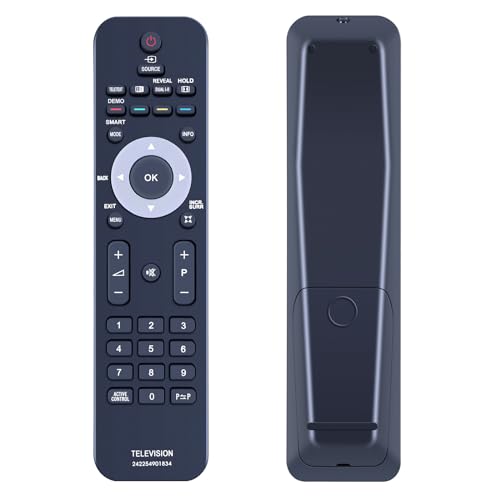 TCNOUMT Neu Ersatzfernbedienung für Philips TV 242254901834 RC4709/01 19PFL3403/78 19PFL3403D 20PFL3403 22PFL3403/10 26PFL3403 32PFL3403D/27 32PFL5603D 42PFL3403/12 42PFL5603 TCNOUMT Neu Ersatzfernbedienung für Philips TV 242254901834 RC4709/01 19PFL3403/78 19PFL3403D 20PFL3403 22PFL3403/10 26PFL3403 32PFL3403D/27 32PFL5603D 42PFL3403/12 42PFL5603 von TCNOUMT