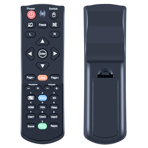 TCNOUMT Neu Projektor Fernbedienung Ersatz Passend für Optoma EH416 W402 W416 EH416 DU400 WU416 DH401 W504 W311 EH320USTi EH341 EH320UST EH415ST EH504 TCNOUMT Neu Projektor Fernbedienung Ersatz Passend für Optoma EH416 W402 W416 EH416 DU400 WU416 DH401 W504 W311 EH320USTi EH341 EH320UST EH415ST EH504 von TCNOUMT
