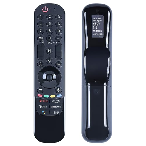 TCNOUMT Neue AKB76039901 MR22GA IR-Fernbedienung Ersatz für LG Smart TV QNED Nano OLED mit 6-Kanal-Tastenkombinationen (Keine Sprach, Magie und Zeigerfunktionen) von TCNOUMT