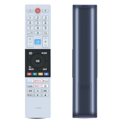 TCNOUMT Neue CT-8561 Ersatzfernbedienung für Toshiba UHD TV 24WL3C63DA 43UK3163DG 65UK3163DG 50UK3163DG 24WL3C63DG 24WM3C63DA 39L2863DG 65X9863DG 32LK3C63DA 43U2963DA 49U2963DG 49V5863DA TCNOUMT Neue CT-8561 Ersatzfernbedienung für Toshiba UHD TV 24WL3C63DA 43UK3163DG 65UK3163DG 50UK3163DG 24WL3C63DG 24WM3C63DA 39L2863DG 65X9863DG 32LK3C63DA 43U2963DA 49U2963DG 49V5863DA von TCNOUMT