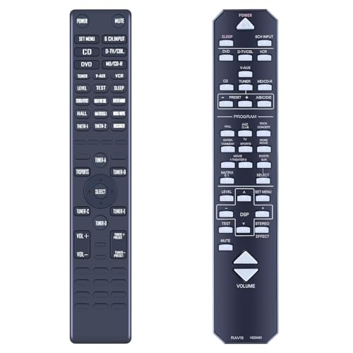 TCNOUMT RAV15 V829490 Ersatzfernbedienung für Yamaha AV-Receiver RX-V430RDS RX-V430 HTR-5540RDS HTR-5540 TCNOUMT RAV15 V829490 Ersatzfernbedienung für Yamaha AV-Receiver RX-V430RDS RX-V430 HTR-5540RDS HTR-5540 von TCNOUMT