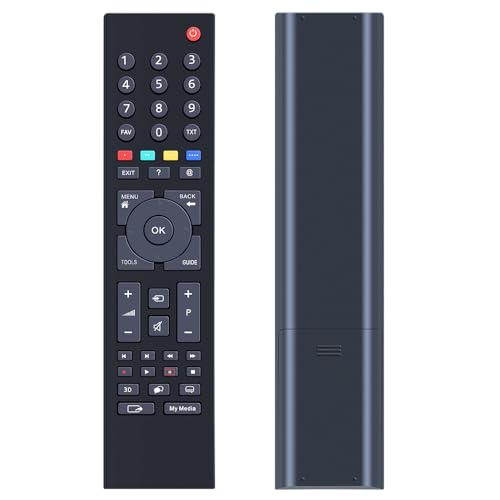 TCNOUMT RC3214802/01 Fernbedienung Passend für Grundig 4K OLED Smart TV RC3214805/02 RC3214812/01 TS1187R-1 26VLE7201BH 26VLE8200BL 32CLE6525BL 32CLE8235BL 32VLE5325BR 32VLE7230BH Ersatzfernbedienung von TCNOUMT