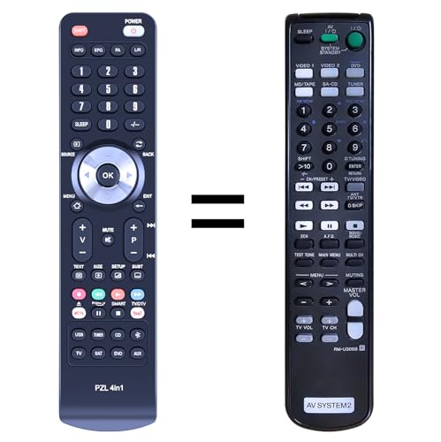 TCNOUMT RM-U306B Fernbedienung passend für Sony AV-System STR-DE497 STR-DE597 STR-DE485 STR-DE485SE STR-DE485P RM-U306 RM-U306A TCNOUMT RM-U306B Fernbedienung passend für Sony AV-System STR-DE497 STR-DE597 STR-DE485 STR-DE485SE STR-DE485P RM-U306 RM-U306A von TCNOUMT