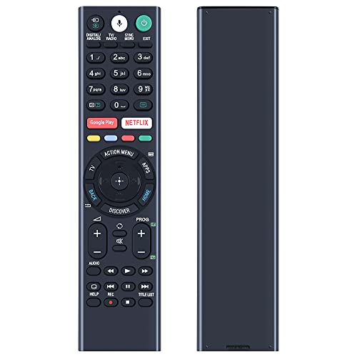 TCNOUMT RMF-TX300E Sub RMF-TX200E RMF-TX200A Voice Fernbedienung Ersatz für Sony Bravia TV KD-43XD8005 KD-55XE8505 KD-55XD8577 KD-65XE9305 KD-65ZD9 KD-75 XD850 5 KD-85XD8505 FW-49XE8001 von TCNOUMT