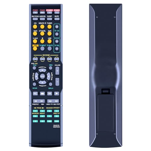 TCNOUMT RAV315 WN22730EU Fernbedienung Passend für Yamaha AV Receiver RAV312 RX-V363 RX-V450 RX-V461 RX-V463 HTR-6130 HTR-6230 HTR-6040 HTR-6050 TCNOUMT RAV315 WN22730EU Fernbedienung Passend für Yamaha AV Receiver RAV312 RX-V363 RX-V450 RX-V461 RX-V463 HTR-6130 HTR-6230 HTR-6040 HTR-6050 von TCNOUMT