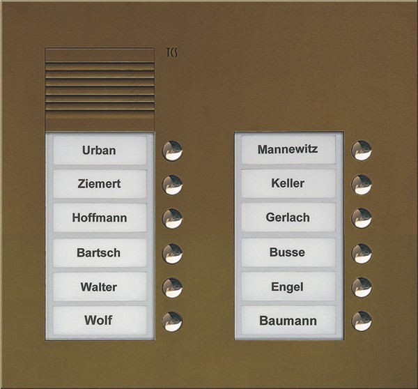 TCS Tür Control Audio Außenstation PUK 12 PUK12/2-EB TCS Tür Control Audio Außenstation PUK 12 PUK12/2-EB von TCS Tür Control