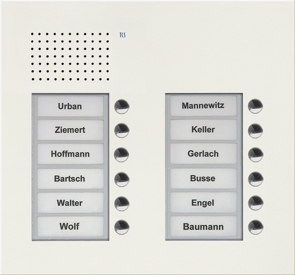 TCS Tür Control Audio Außenstation PUK 12 PUK12/2-WS TCS Tür Control Audio Außenstation PUK 12 PUK12/2-WS von TCS Tür Control