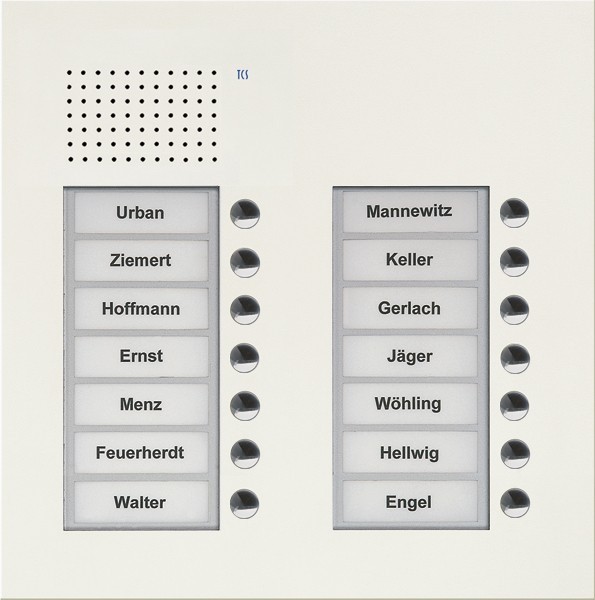TCS Tür Control Audio Außenstation PUK 14 PUK14/2-WS TCS Tür Control Audio Außenstation PUK 14 PUK14/2-WS von TCS Tür Control