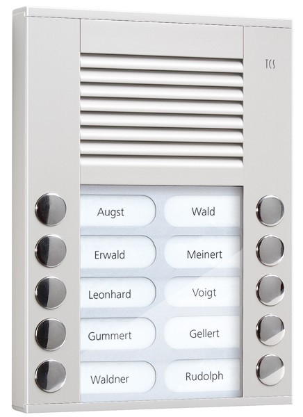 TCS Tür Control Audioaußenstation 2-reihig PES10-EN/04 TCS Tür Control Audioaußenstation 2-reihig PES10-EN/04 von TCS Tür Control