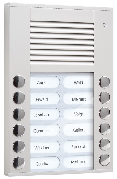 TCS Tür Control Audioaußenstation 2-reihig PES12-EN/04 TCS Tür Control Audioaußenstation 2-reihig PES12-EN/04 von TCS Tür Control