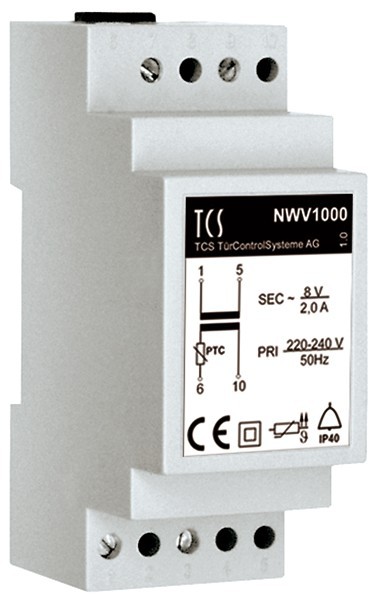 TCS Tür Control Klingeltransformator 2 A NWV1000-0400 TCS Tür Control Klingeltransformator 2 A NWV1000-0400 von TCS Tür Control