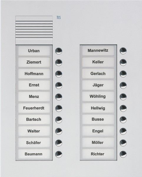 TCS Tür Control Türsprechstelle PUK20/2-EN TCS Tür Control Türsprechstelle PUK20/2-EN von TCS Tür Control