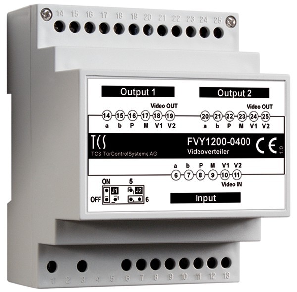 TCS Tür Control Videosignalverteiler FVY1200-0400 TCS Tür Control Videosignalverteiler FVY1200-0400 von TCS Tür Control