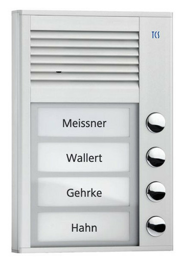TCS PAK04EN KompaktAP-Türst.1reihig, 4Tast von TCS