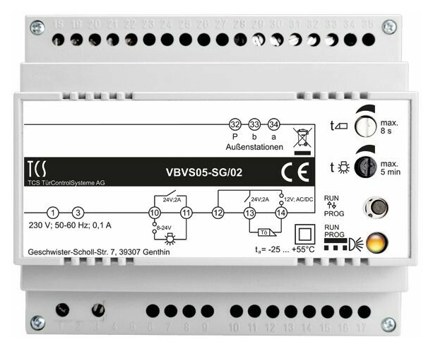 TCS VBVS05-SG/02 Vers.+Steuerg. 1Strang 6TE von TCS