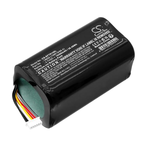 TCTK Akkus 10400mAh Kompatibel mit [Eufy] Cam 2 Pro, T8140R Ersetzt (1INR19/66-4) von TCTK
