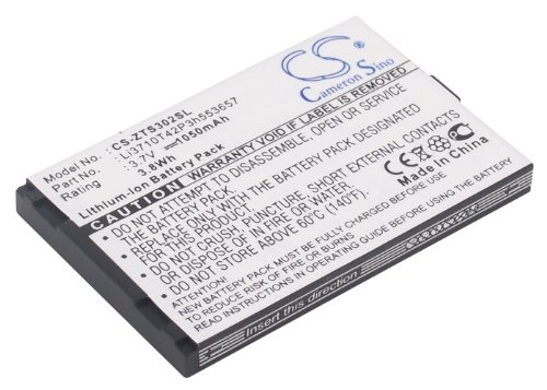TCTK Akkus 1050mAh Kompatibel mit [Myphone] 1050, für [Aligator] A300, für [Capitel] CBS718, S718, für [ZTE] S302 Ersetzt Li3710T42P3h553657, MP-S-I von TCTK