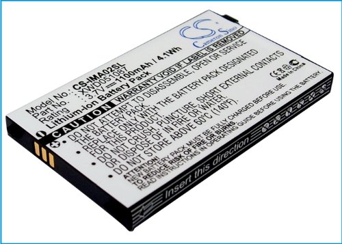 TCTK Akkus 1100mAh Kompatibel mit [I-Mate] PDA-L, PDAL, für [DOPOD] Pean Ersetzt UF553450U, UF553450Z, XWD033454, XWD051087 von TCTK
