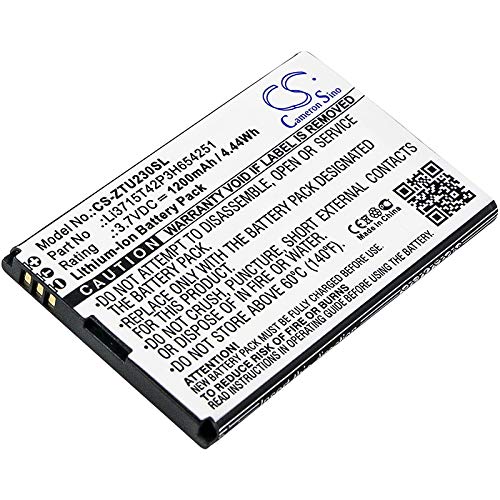TCTK Akkus 1200mAh Kompatibel mit [T-Mobile] für 4G Mobile Hotspot, für Cymbal Z320, für Hotspot MF61, für [Vodafone] für 945, für [Telstra] für A6, für AC30, für D800, für D810, für Elite von TCTK