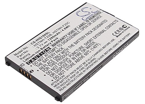 TCTK Akkus 1260mAh Kompatibel mit [HP] iPAQ 530, iPAQ Voice Messenger, Silver Ersetzt 488185-001, 488417-001, 506575-001, HSTNH-F20C, HSTNH-T20B, HSTNH-T20B-S von TCTK
