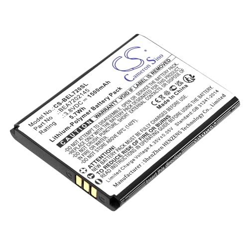 TCTK Akkus 1500mAh Kompatibel mit [Bea-fon] SL720, SL720i, SL720iEU001B Ersetzt BEA7202145, SL720, SL720i FBA von TCTK
