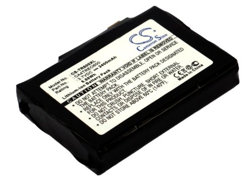 TCTK Akkus 2400mAh Kompatibel mit [Palm] Treo 600, Treo 610 Ersetzt CA4TREO600 von TCTK