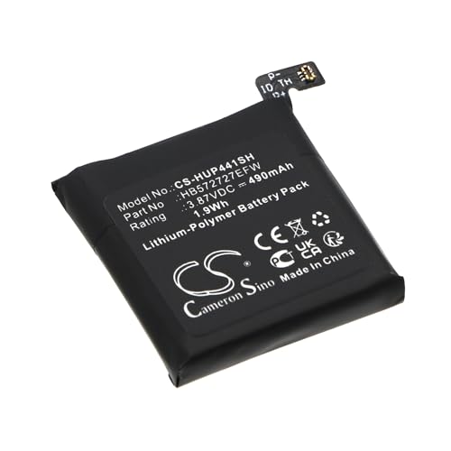TCTK Akkus 490mAh Kompatibel mit [Huawei] Watch GT4 41mm Ersetzt HB572727EFW von TCTK
