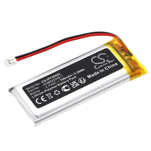 TCTK Akkus 700mAh Kompatibel mit [Interphone] Active, Connect, Edge, F2, F2S, F3, F3MC, F3S, F3XT, F4, F4MC, F4S, F4XT, F5, F5MC, F5S, F5XT, Offroad, Shape Ersetzt AHB822048-1 von TCTK