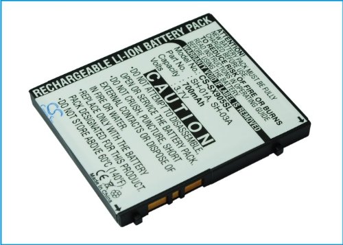 TCTK Akkus 700mAh Kompatibel mit [Sharp] 813SH, 820SH, 821SH, 823SH, 930SH, SH-01A, SH-03A, SH-04B, SH-05A, SH905i, SH906i Ersetzt SH-01A, SH-03A, SHBAY1 von TCTK