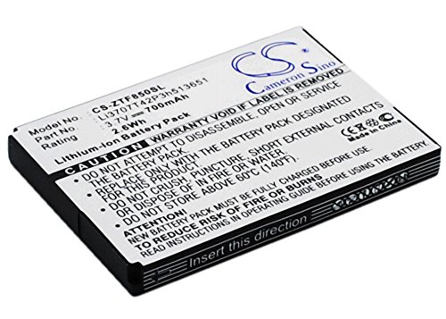 TCTK Akkus 700mAh Kompatibel mit [Telstra] F252, F256, F850, F851, für [ZTE] F252, F256, F850, F851 Ersetzt Li3707T42P3h513651 von TCTK