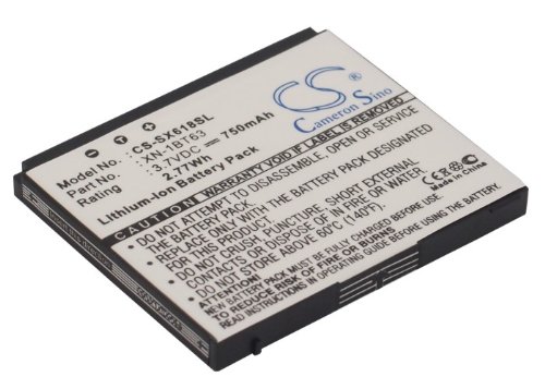 TCTK Akkus 750mAh Kompatibel mit [Sharp] SH6110, SH6110C, SH6118, SH6118C Ersetzt XN-1BT63 von TCTK