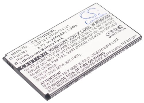 TCTK Akkus 900mAh Kompatibel mit [ZTE] N960, U236, X920 Ersetzt Li3712T42P3h734141 von TCTK