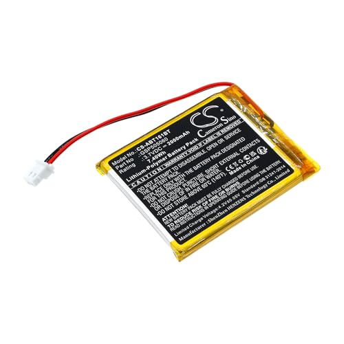 TCTK Akkus 2000mAh Kompatibel mit [Abus] TVAC16001 Ersetzt GSP505060 von TCTK