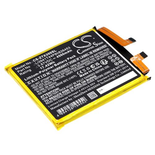 TCTK Akkus 4500mAh Kompatibel mit [ZTE] A2022P, Axon 30 Pro+, Axon 30 Ultra 5G, Tianji A31 Ultra 5G Ersetzt Li3941T44P8h826453 von TCTK