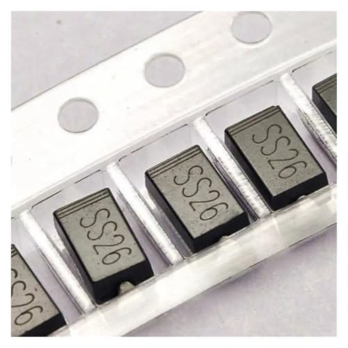 50pcs SS26 SR260 2A/60V SMA DO-214AC Schottky Diodes Capacitance Meters von TCYNNQVD