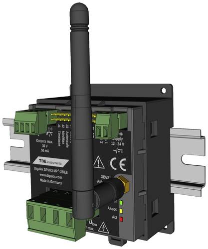 TDE Instruments DPM72-MP+-XBEE-DIN Hutschienenmessgerät von TDE Instruments