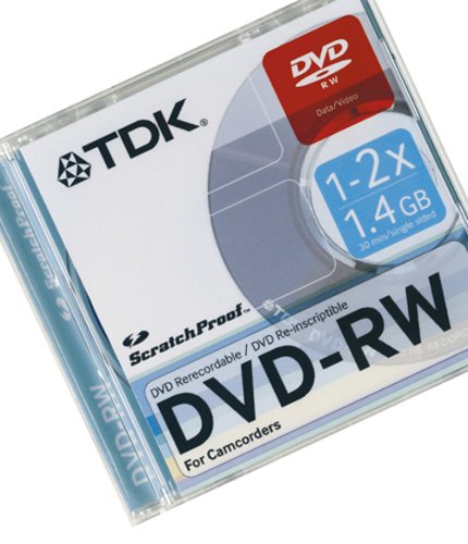 TDK DVD-RW 8cm 1.4GB DVD-Rohling von TDK Electronics Europe GmbH