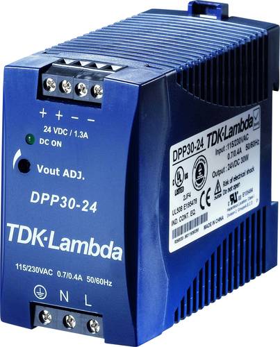 TDK-Lambda DPP30-24 Hutschienen-Netzteil (DIN-Rail) 24 V/DC 1.3A 30W Anzahl Ausgänge:1 x Inhalt 1St. von TDK-LAMBDA