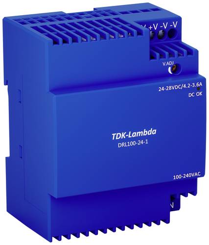 TDK-Lambda DRL100-24-1 Hutschienen-Netzteil (DIN-Rail) 24V 3.67A 100.8W Inhalt 1St. von TDK-LAMBDA