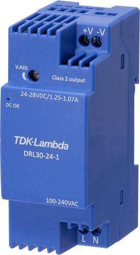 TDK-Lambda DRL30-12-1 Hutschienen-Netzteil (DIN-Rail) 12V 2.1A 25.2W Inhalt 1St. von TDK-LAMBDA