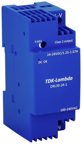 TDK-Lambda DRL30-24-1 Hutschienen-Netzteil (DIN-Rail) 24V 1.25A 30W Inhalt 1St. von TDK-LAMBDA