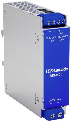 TDK-Lambda DRM40B Hutschienen-Redundanz-Modul (DIN-Rail) 40A Anzahl Ausgänge: 1 x von TDK-LAMBDA