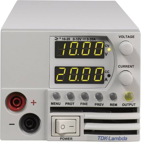 TDK-Lambda Z60-10-L2 Labornetzgerät, einstellbar 0 - 60 V/DC 0 - 10A 600W RS-232, RS-485, USB progr von TDK-LAMBDA