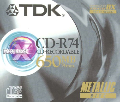 Reflex Metallic CD-ROM 74 min Reflex Metallic CD-ROM 74 min von TDK