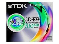 TDK – 1 x CD-RW 700 MB (80 Min) – Speichermedien von TDK