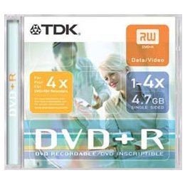 TDK - 1 x DVD+R 4,7 GB 8X - Jewel Case - Speichermedien von TDK