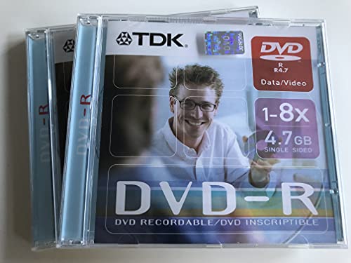 TDK - 1 x DVD-R 4,7 GB 8X - Juwel Case - Speichermedien von TDK